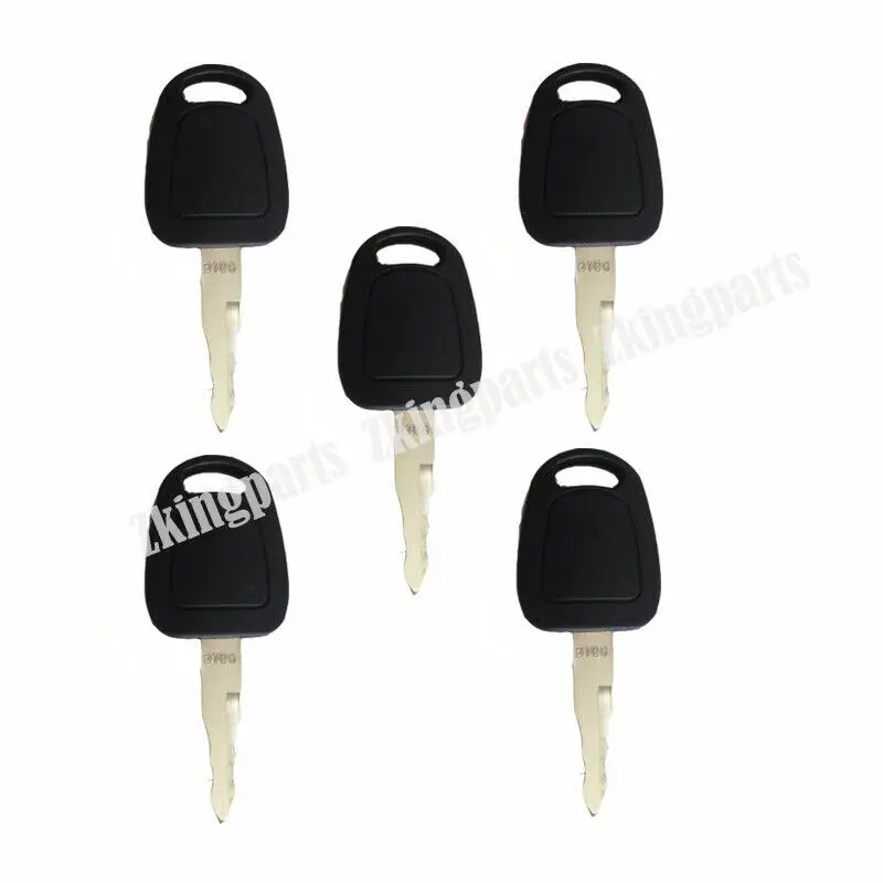 5 peças de chave de ignição pa - Heavy Equipment Keys avaliação e preço
