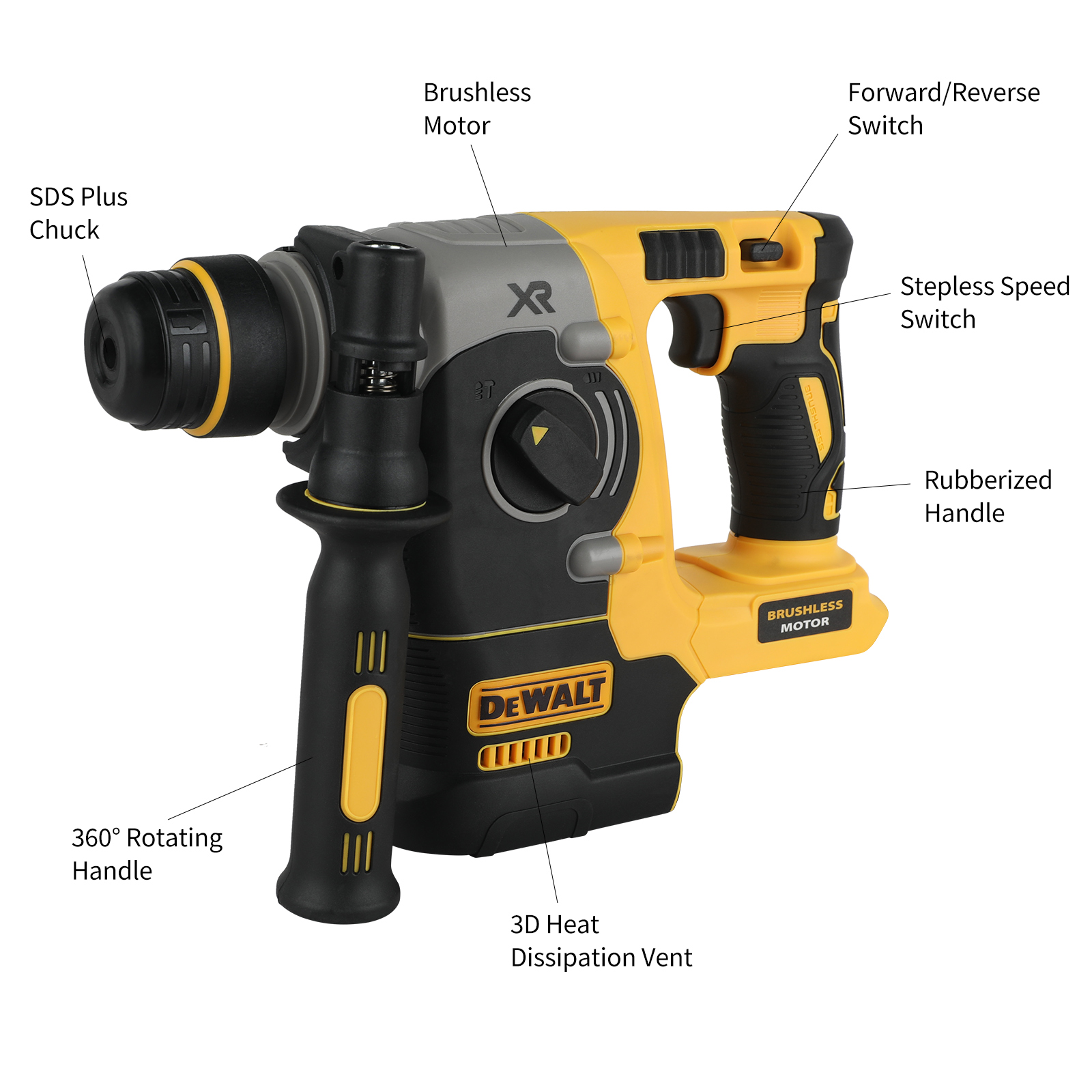 Martelo Rotativo Sem Escovas D - Concrete Breaker Demolition avaliação e preço